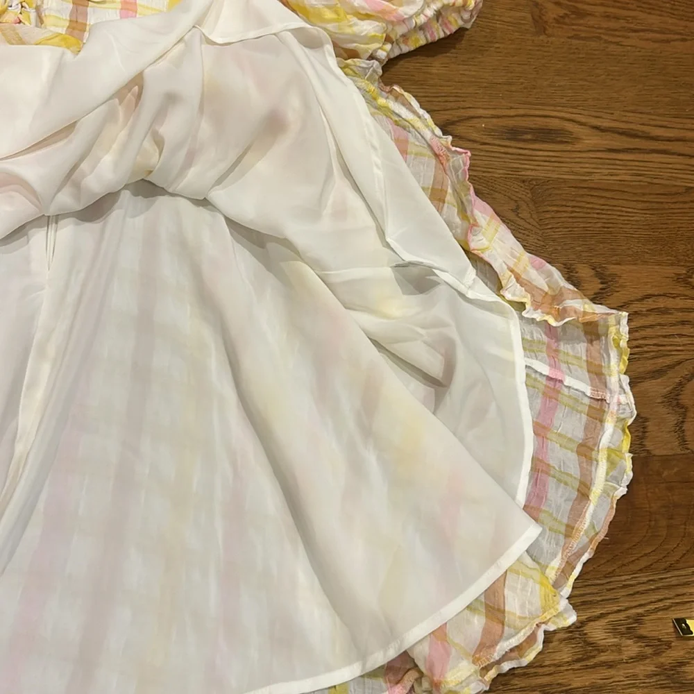 For Love & Lemons Rue Gingham Mini Dress - Picture 14 of 15